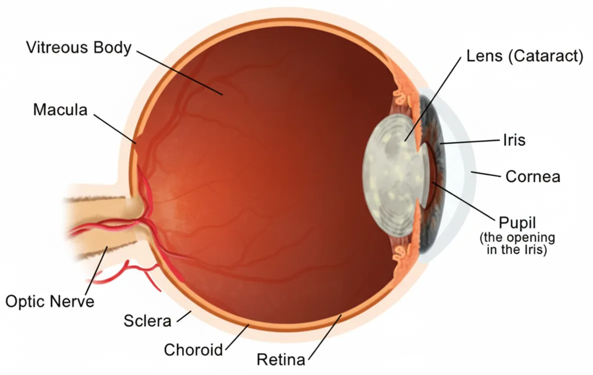 Example of a cataract